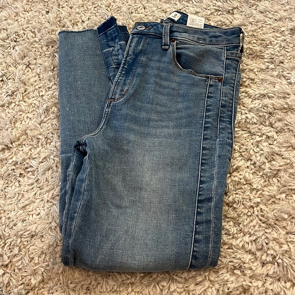 Abercrombie & Fitch Curve Love High Rise Super Skinny Ankle Jeans size 28R